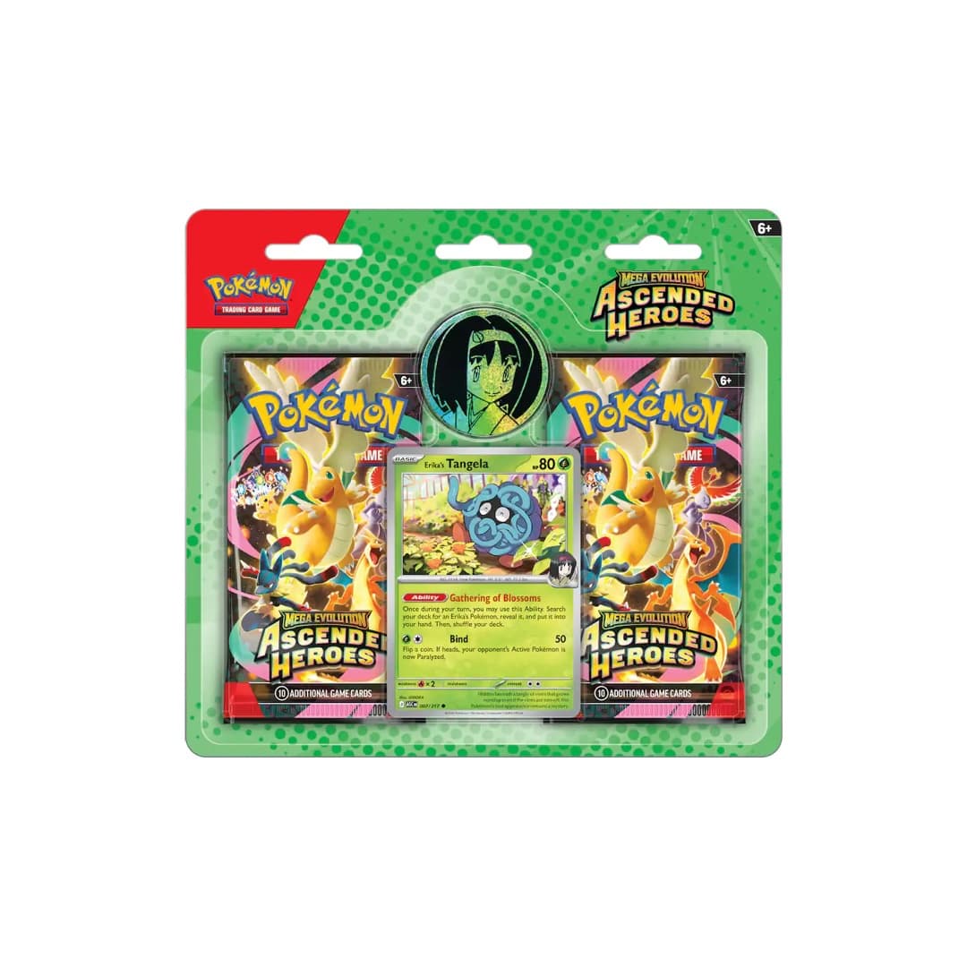 Pokémon Ascended Heroes 2 Pack Blister (Erika)