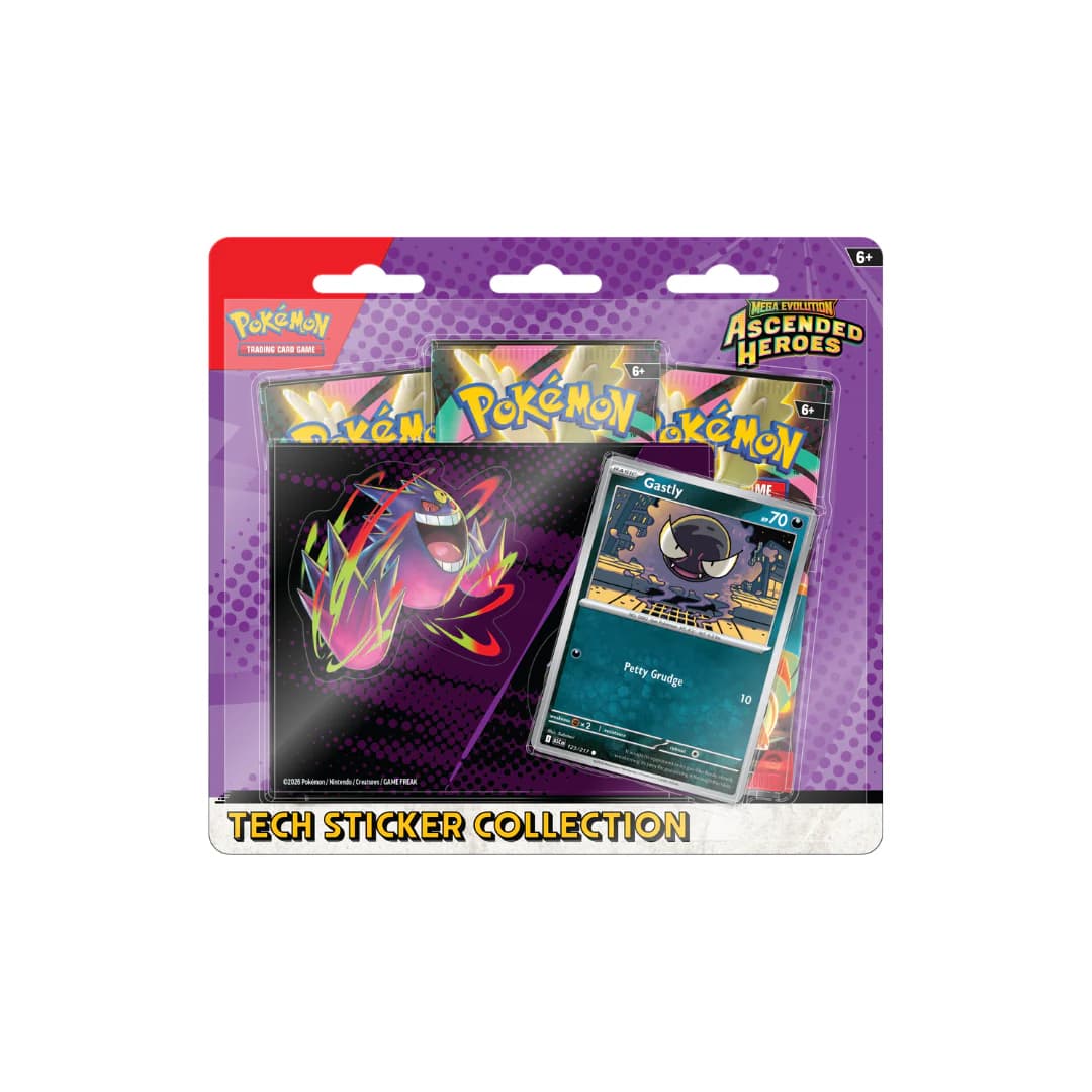 Pokémon Ascended Heroes 3 Pack Blister (Gengar)