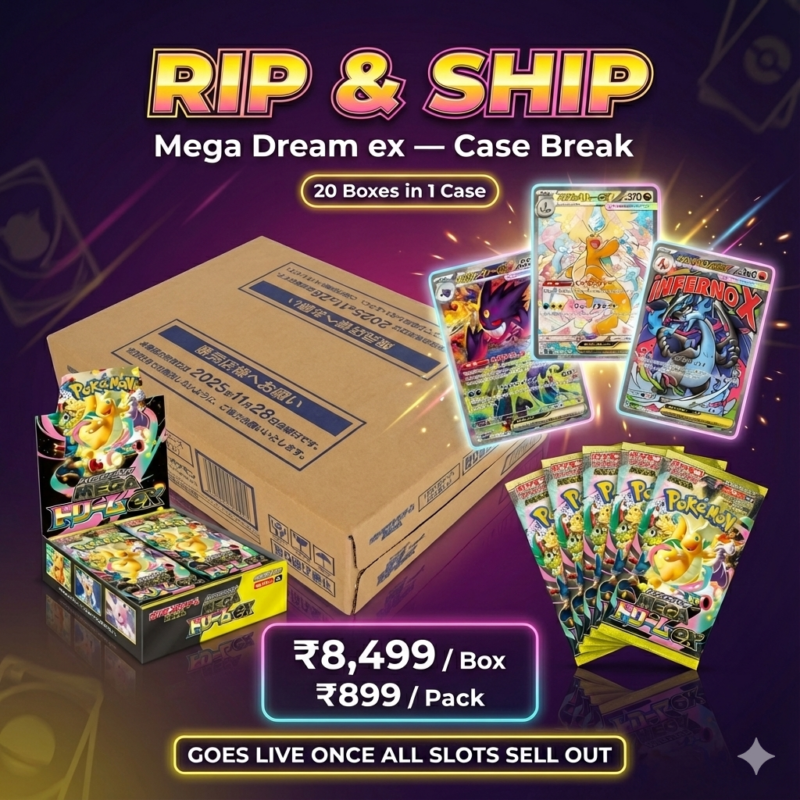 Buy Pokemon TCG: MEGA Dream ex Booster Pack in India