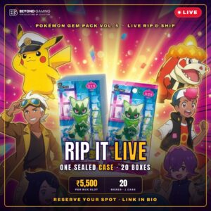 Rip It Live : Pokémon Gem Vol.5 Box Break