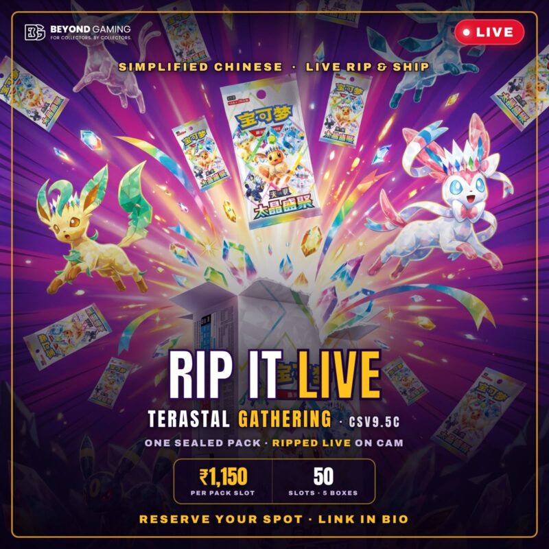 Rip It Live : Pokémon Terastal Gathering - Loose Packs