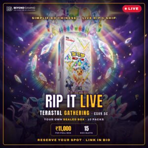 Rip It Live : Pokémon Terastal Gathering – Full Box