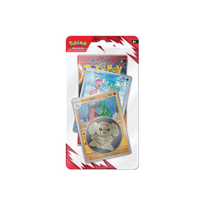 Pokémon Destined Rivals Checklane Blister (Shellos / Gastrodon)