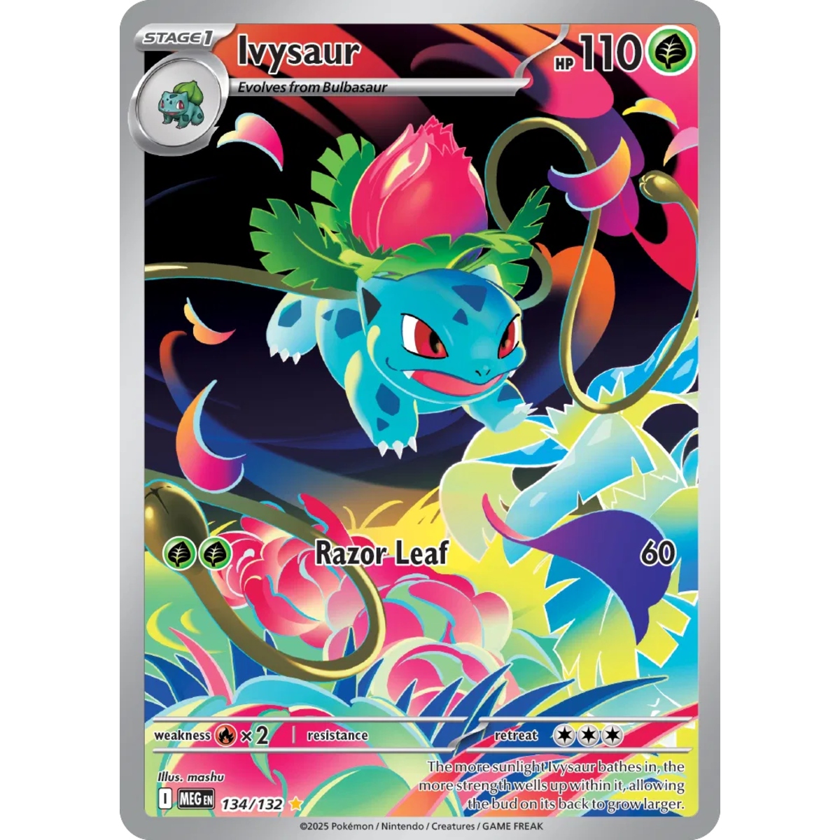 Ivysaur  Illustration Rare
134/132