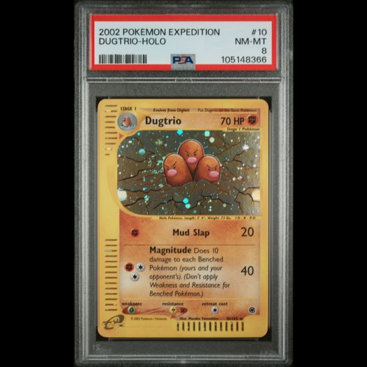 2002 POKEMON EXPEDITION #10 DUGTRIO-HOLO NM-MT 8