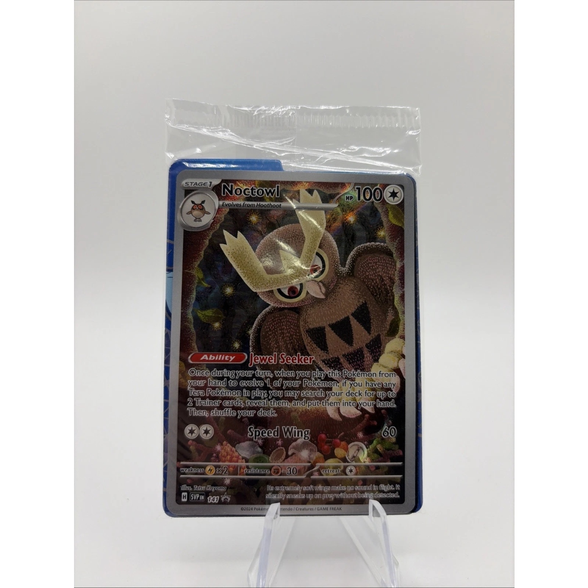 Pokemon Noctowl Black Star Promo 141 Holo SEALED