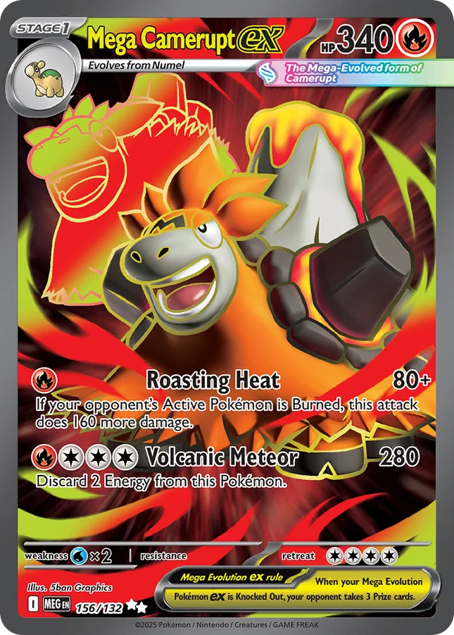 Mega Camerupt (EN) ex 156/132