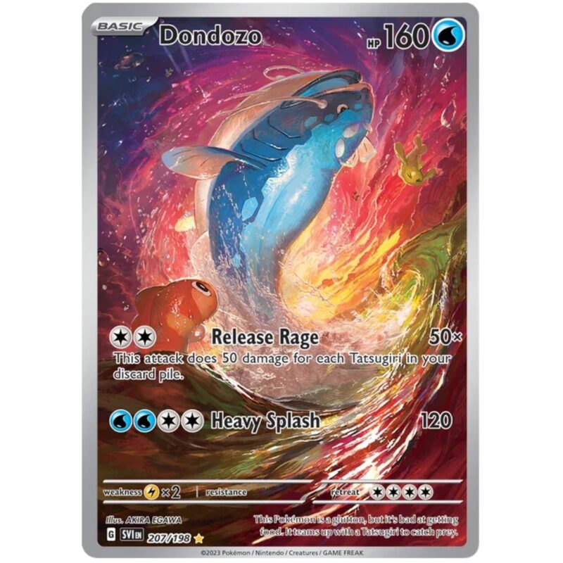 Dondozo
Scarlet & Violet Base Set
Illustration Rare
207/198