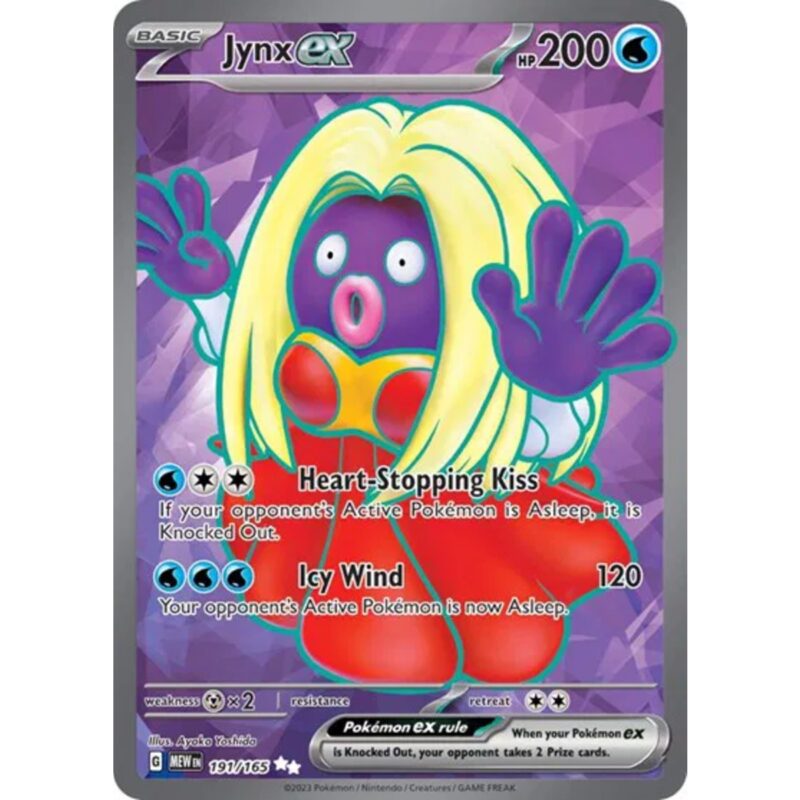 Jynx ex
SV: 151
Ultra Rare
191/165