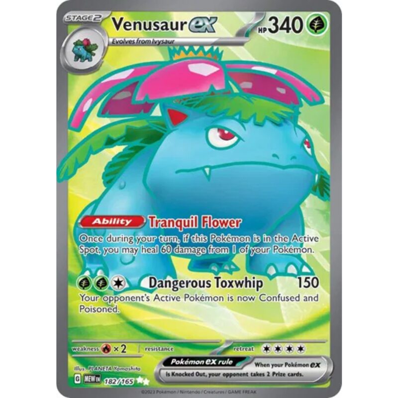 Venusaur ex
SV: 151
Ultra Rare
182/165