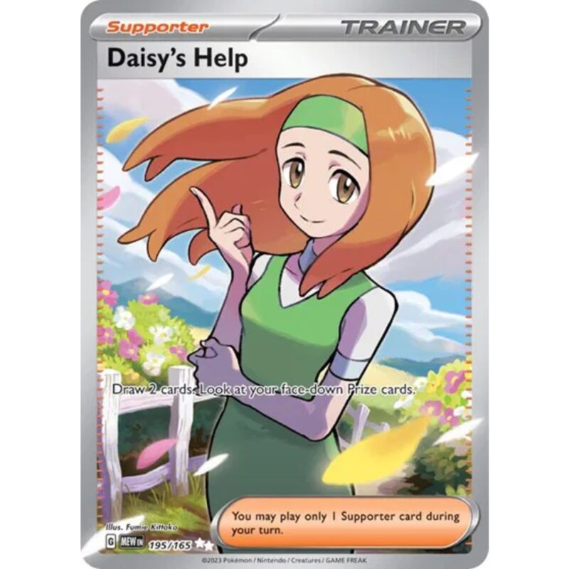 Daisy's Help
SV: 151
Ultra Rare
195/165