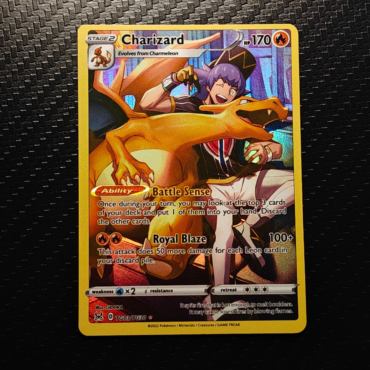 Charizard TRAINER GALLERY ILLUSTRATION (EN) TG03/TG30